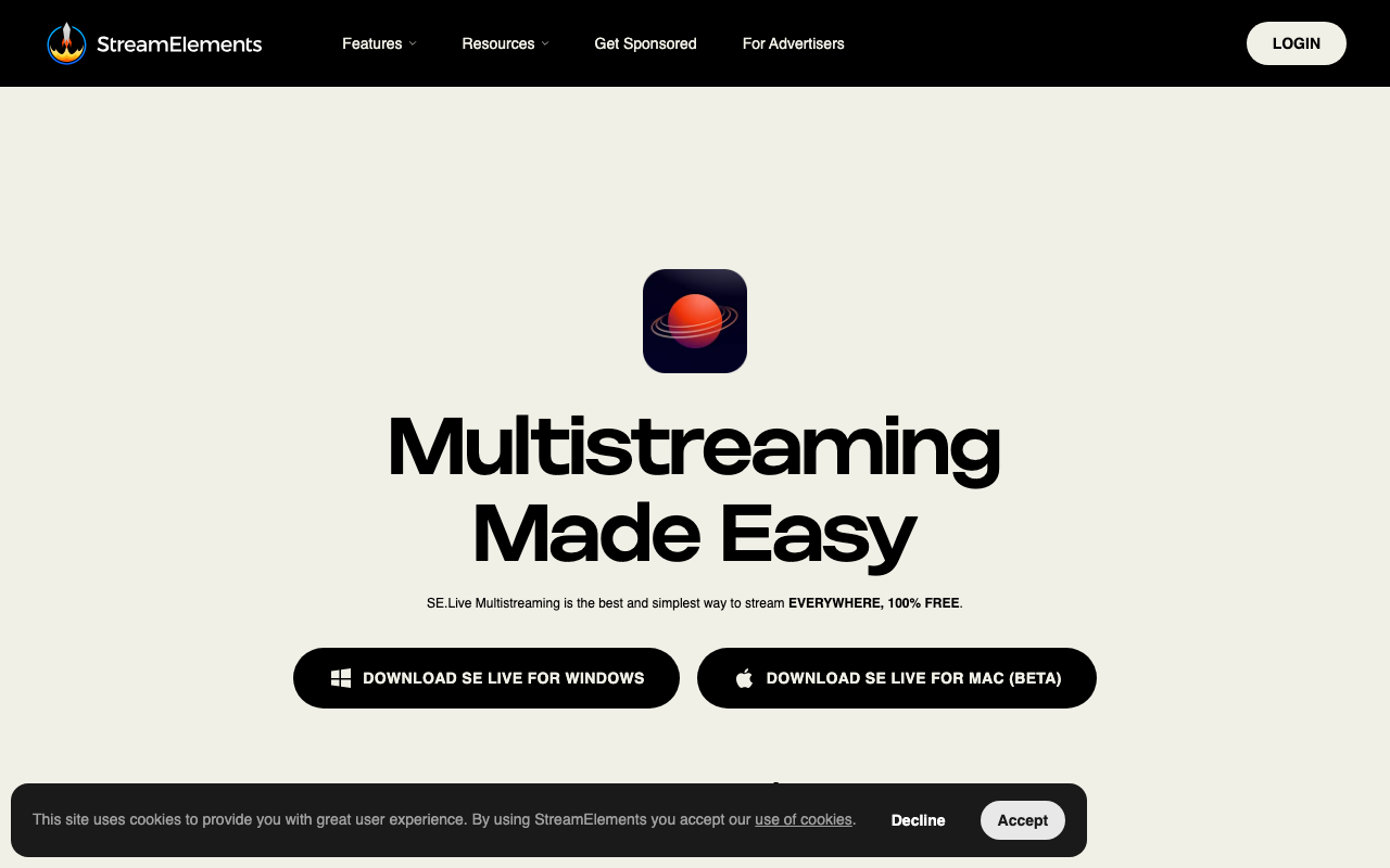 StreamElements SE.Live
